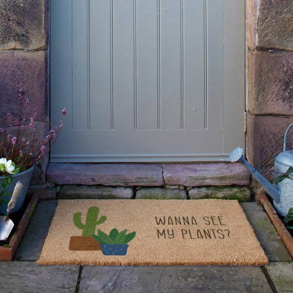 Uksematt 40x60 cm Wanna See My Plants - Artsy Doormats-image-3