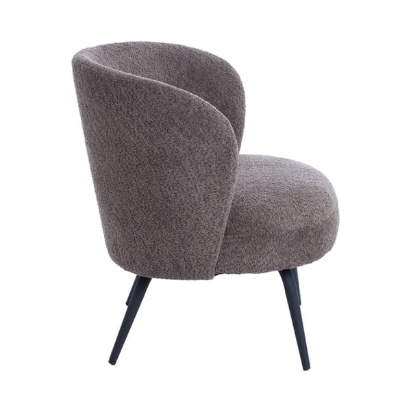 Tumepruun bukleekangast tugitool Dieyda - Light & Living-image-3