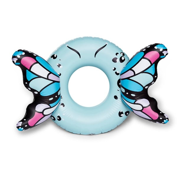 Modrý nafukovací kruh ve tvaru motýla Big Mouth Inc.