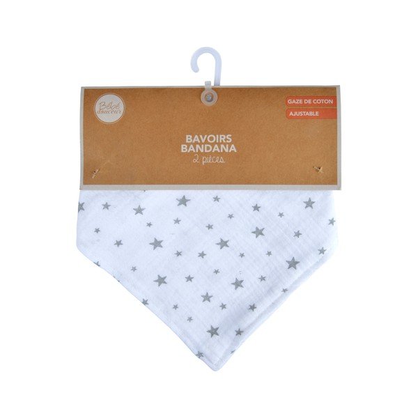 Valge musliin pudipõlled komplektis 2 tk Gauge – Bébé Douceur-image-2