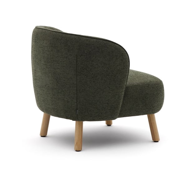 Roheline šenillist tugitool Ulit - Kave Home-image-4