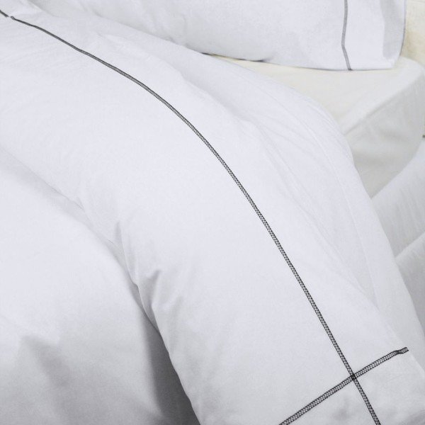 Bavlněný povlak na peřinu Happy Friday Basic Black, 200x200 cm-image-2