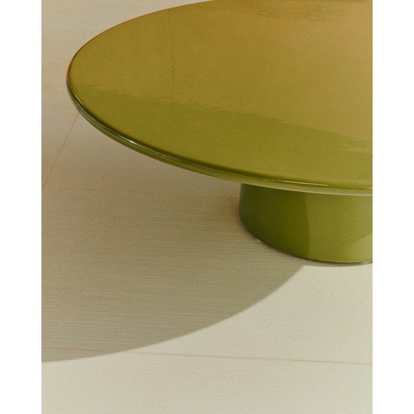 Betoonist ümmargune aia diivanilaud ø 110 cm Albanella - Kave Home-image-3