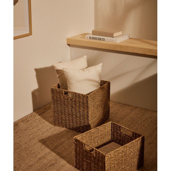 Mererohust riiulikorv 32x32x33 cm Tossa - Kave Home-image-1