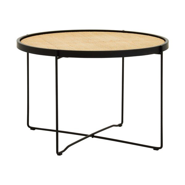 Rotangist ümmargune kohvilaud naturaalses värvitoonis ø 60 cm Depok - Premier Housewares