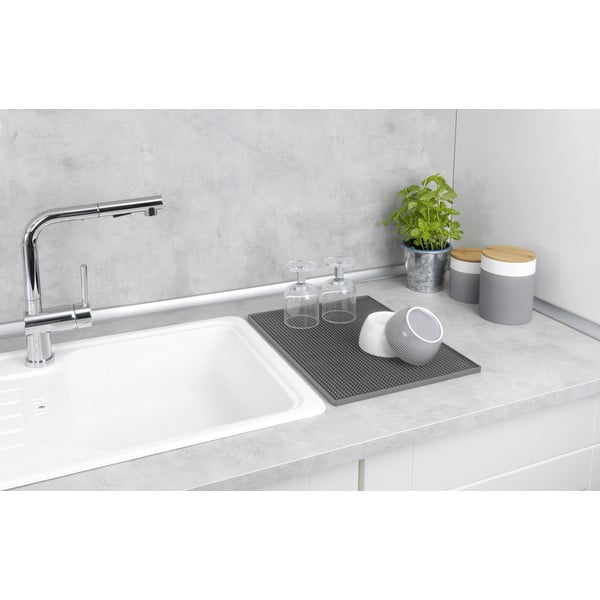 Hall kummist nõudekuivatusalus 40x30 cm Maxi - Wenko-image-1