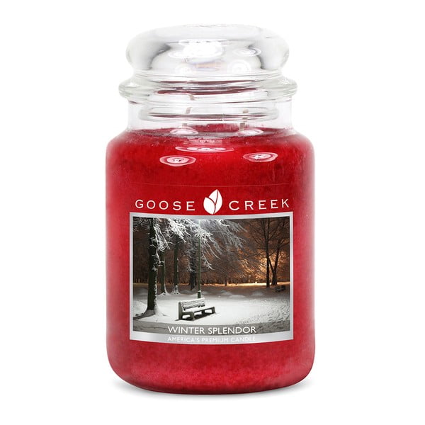 Lõhnaküünal klaaskarbis Beauty of Winter, 150 tundi põlemist - Goose Creek