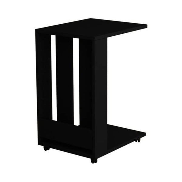 Černý odkládací stolek Dona