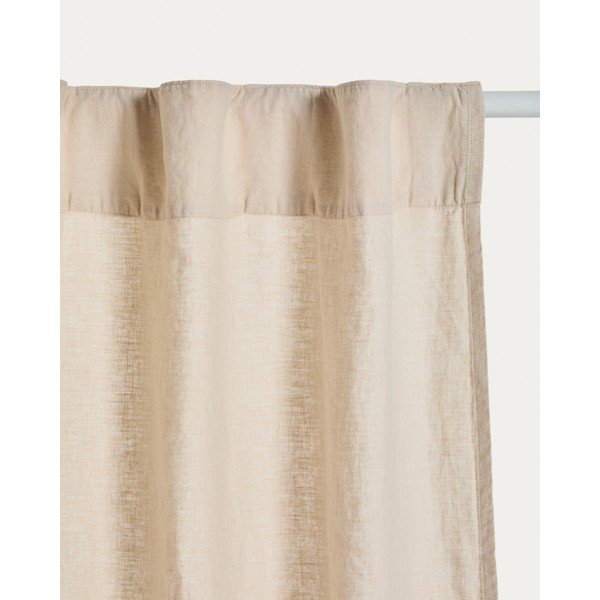 Beež puuvillane kardin 140x270 cm Nolira - Kave Home-image-2
