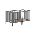 Antratsiitne männipuidust võrevoodi 70x140 cm DINO – Vipack