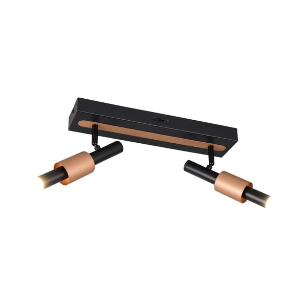 Must/pronks LED-kohtvalgusti 20,5x42 cm Ikaris - Trio Select-image-2