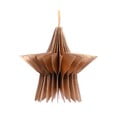 Paberist jõulukaunistus kuldse tähe kujul , pikkus 7,5 cm. Honeycomb - Only Natural