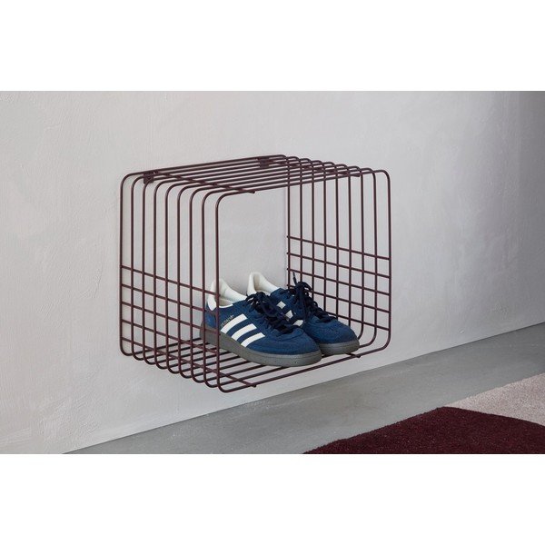 Burgundiapunane astmeline metallriiul 38 cm Wire - Mette Ditmer Denmark-image-4