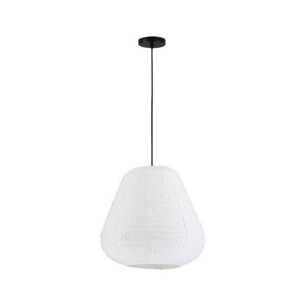 Valge linane ripplamp ø 50 cm Linnet - Nova Luce