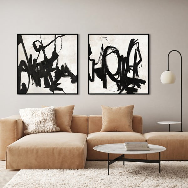 Käsitsi maalitud pilt 100x100 cm Playblack 2 - Malerifabrikken-image-3