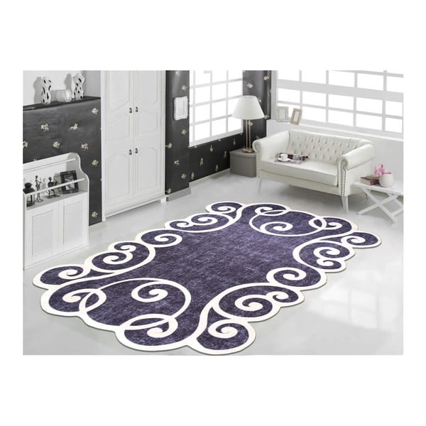 Vaip Gunna Siyah, 80 x 150 cm Siyan - Vitaus-image-1