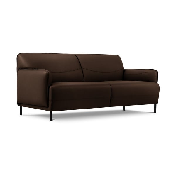 Pruun nahast diivan , 175 x 90 cm Neso - Windsor & Co Sofas-image-2