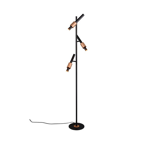 Must/pronks LED-põrandavalgusti (kõrgus 150 cm) Ikaris - Trio Select-image-1