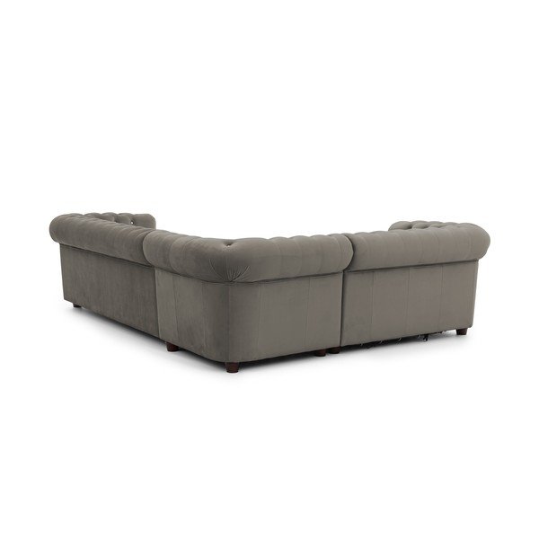 Hall sametist nurgadiivanvoodi (vasak nurk/L-kujuline) York Blik - Ropez-image-3