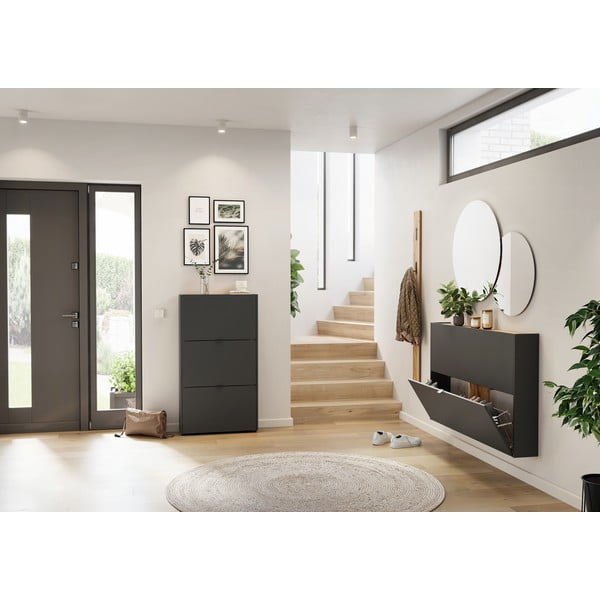 Antratsiitne kokkupandav kingakapp 71x127x22 cm Ameca - Germania-image-4