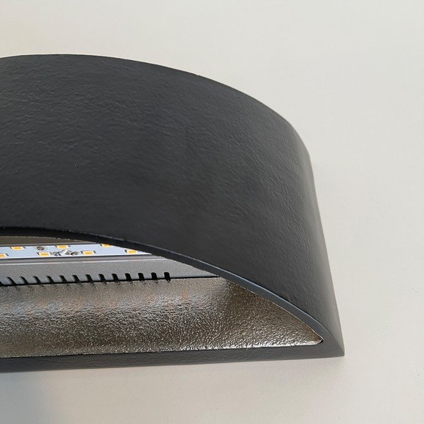 Must dimmerdatav LED seinavalgusti Arles - Fischer & Honsel-image-1