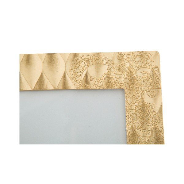Žlutý fotorámeček v pryskyřicovém rámu Mauro Ferretti Glam Carving, 20 x 25 cm-image-2