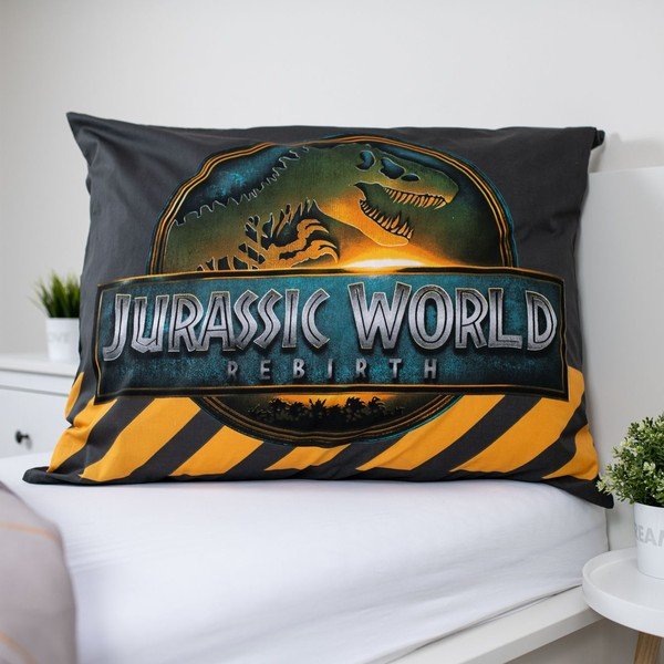 Puuvillane laste voodipesu üheinimesevoodile 140x200 cm Jurassic World "T-Rex" - Jerry Fabrics-image-2