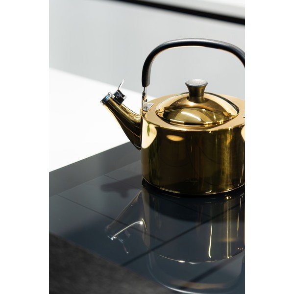 Roostevabast terasest veekeetja läikiva kuldse värviga 1,5 l Diamante - Vialli Design-image-1