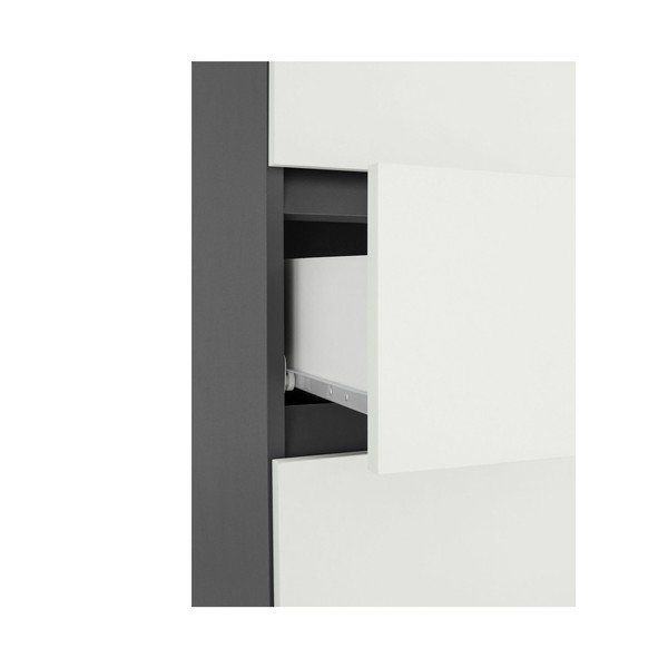 Valge kõrge vannitoakapp 38x180 cm Wisla - Støraa-image-1