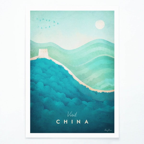 Plakat , 30 x 40 cm China - Travelposter