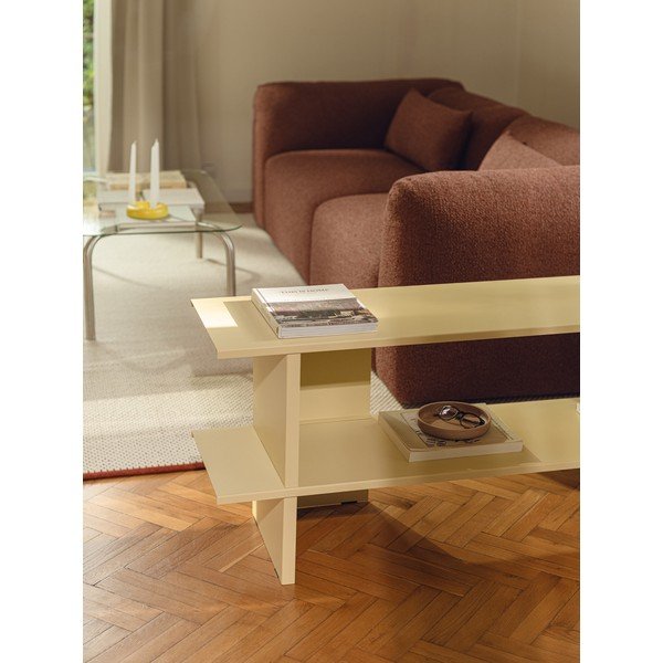 Kollane metallriiul 160x57x37 cm Hes - noo.ma-image-4