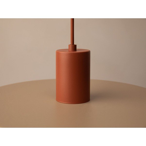 Metallist ripplamp telliskivi värvi, ø 30 cm Ori - Micadoni-image-4