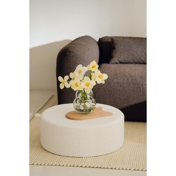 Valgest klaasist käsitöövaas (kõrgus 22 cm) Dam - noo.ma-image-4