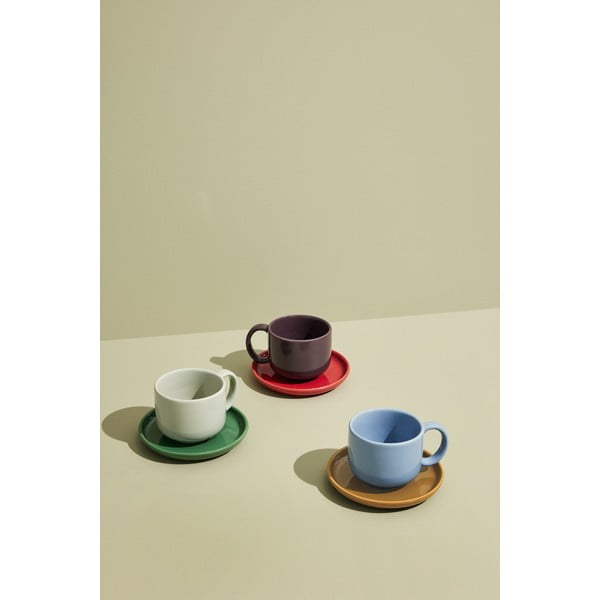 Roheline ja kreemvalge keraamiline tass Amare - Hübsch-image-2