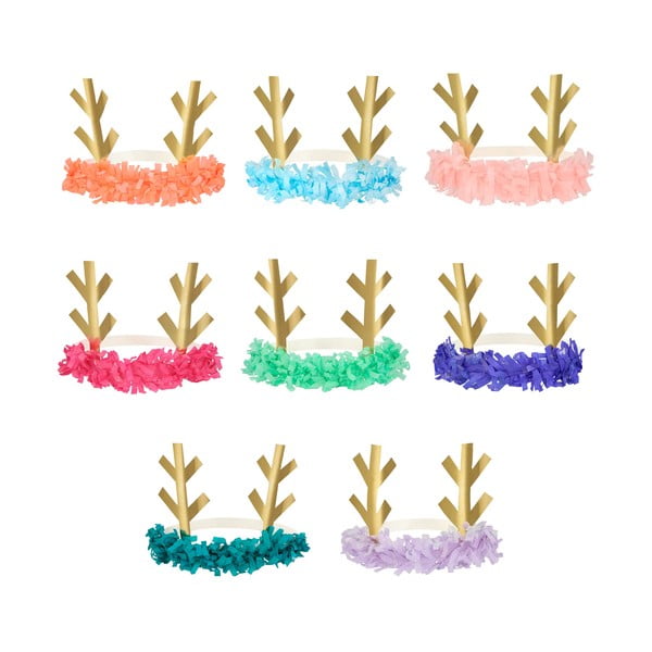 Pabermütside komplekt 8 tk Reindeer – Meri Meri-image-3