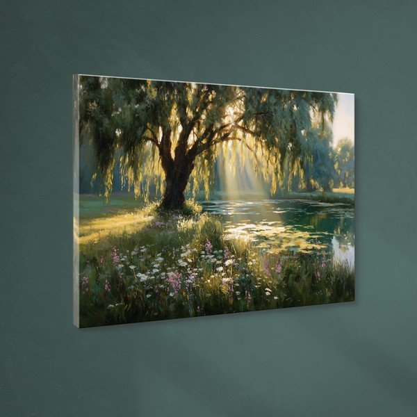 Maal 113x85 cm Sunlit Willow - Styler-image-4