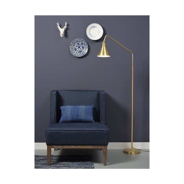 Põrandavalgusti kuldse metallist lambivarjundiga (kõrgus 153 cm) Lyon - it's about RoMi-image-1