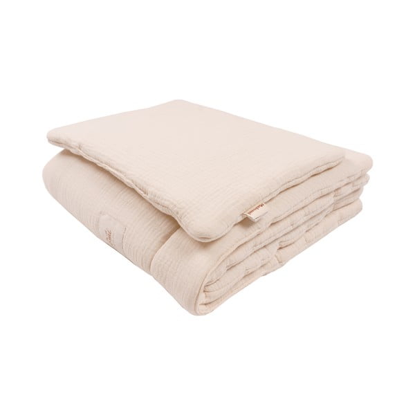 Kreem võrevoodi komplekt - Malomi Kids-image-1