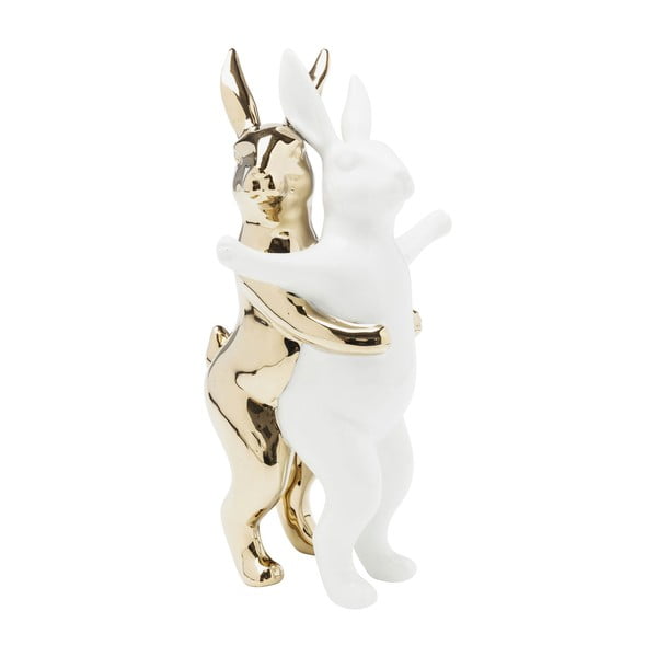 Dekoratiivne keraamiline kuju Hugging Rabbits - Kare Design