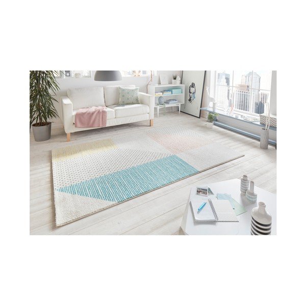 Türkiissinine ja roosa vaip , 120 x 170 cm Madison - Mint Rugs-image-4