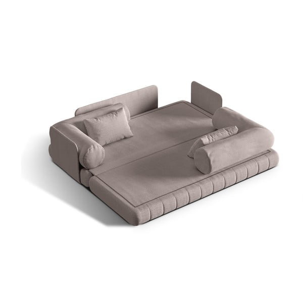  Hallbeež buklee kangast lahtikäiv diivan 206 cm Kemi – Cosmopolitan Design-image-1