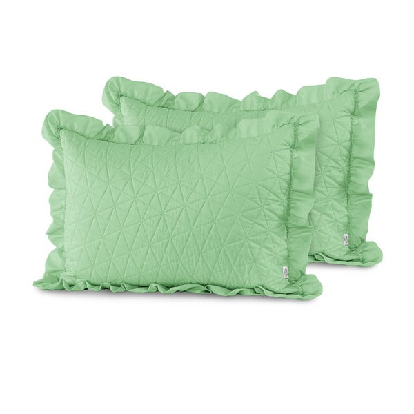 2 rohelise padjapüüru komplekt Mint, 70 x 50 cm Tilia - AmeliaHome-image-1
