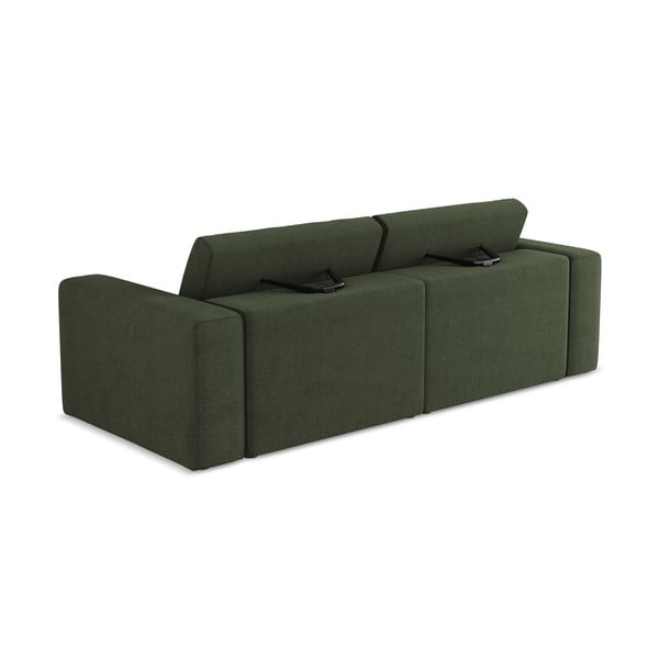 Roheline modulaarne diivan 224 cm Kalea - Makamii-image-3