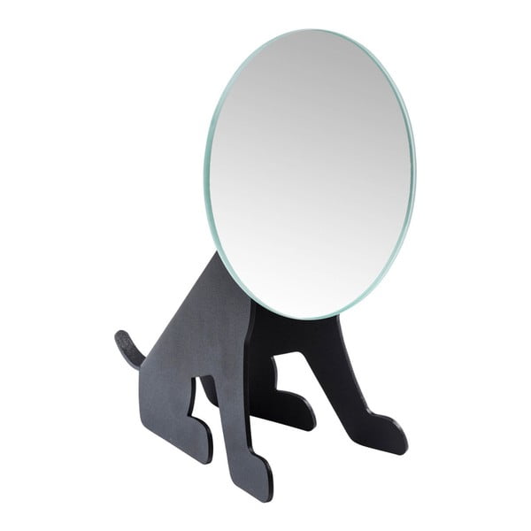 Černé stolní zrcadlo Kare Design