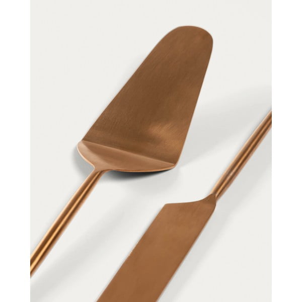 Roostevabast terasest 2-osaline koogi serveerimiskomplekt Kelda - Kave Home-image-1