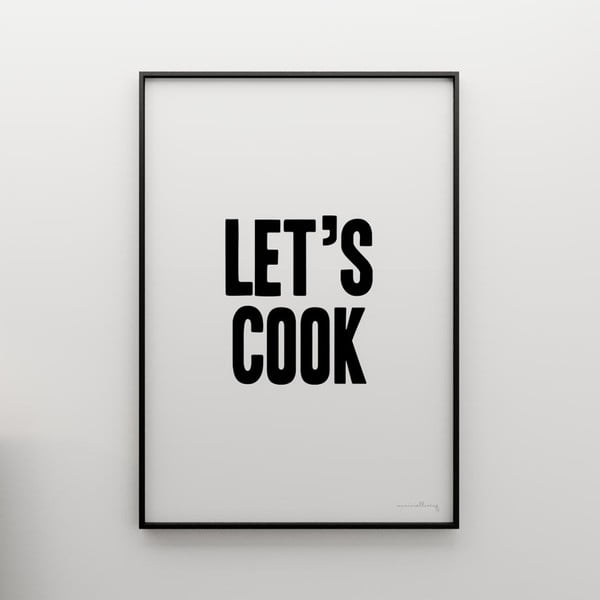 Plakát Let´s cook, 100x70 cm