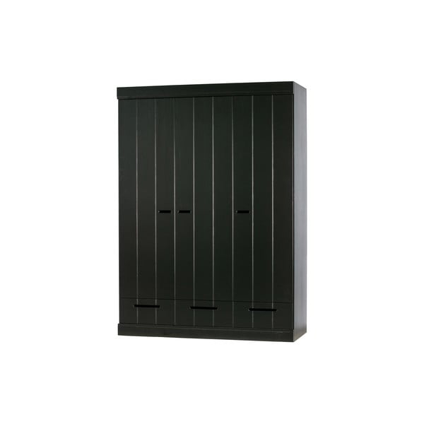 Must männi riidekapp 140x195 cm Connect - WOOOD-image-2