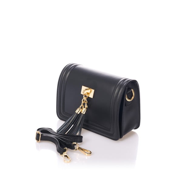 Mustast nahast taskuraamat Abelia - Giorgio Costa-image-2