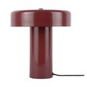 Burgundiapunane metallist laualamp (kõrgus 26 cm) Riqueza Palo - Leitmotiv