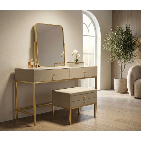 Männipuidust tualettlaud 45x120 cm Luxury - Mauro Ferretti-image-1